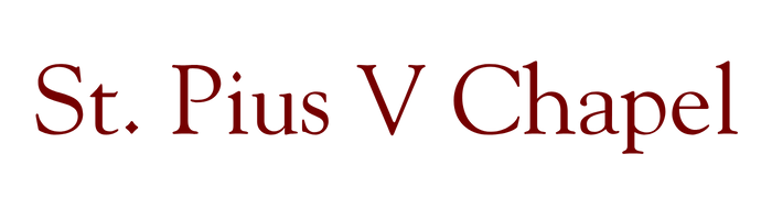 St. Pius V Chapel