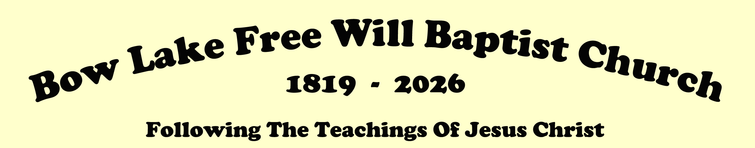 Bow Lake Baptist Church