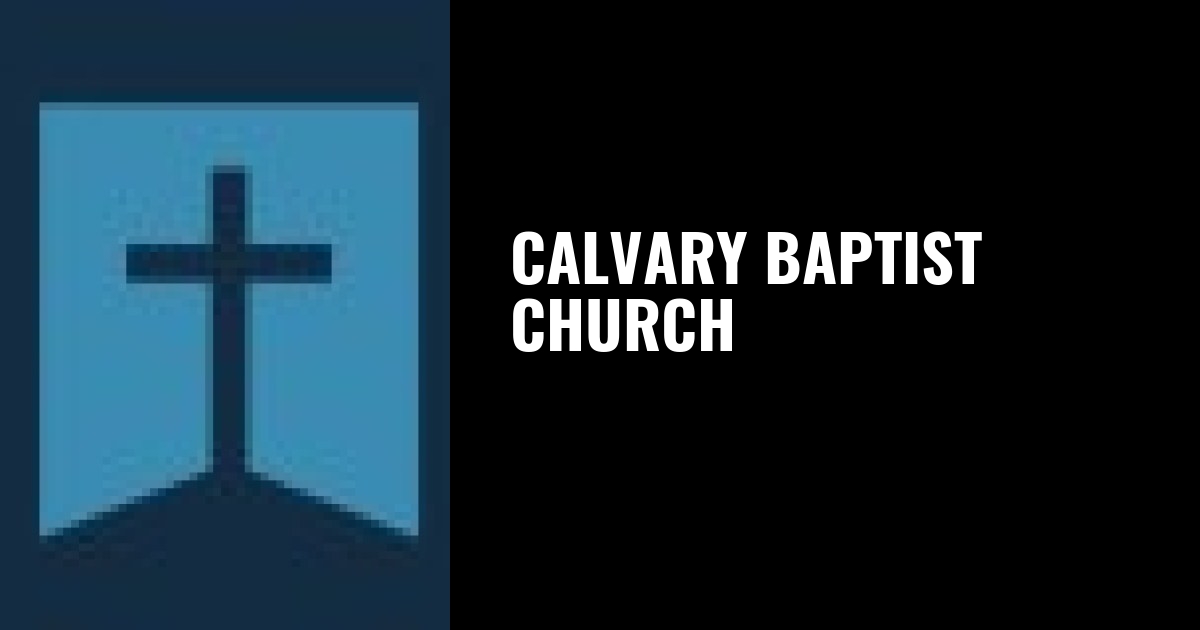Calvary Baptist Church
