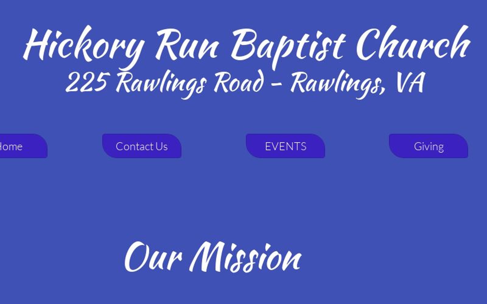 Hickory Run Bapti​st Church