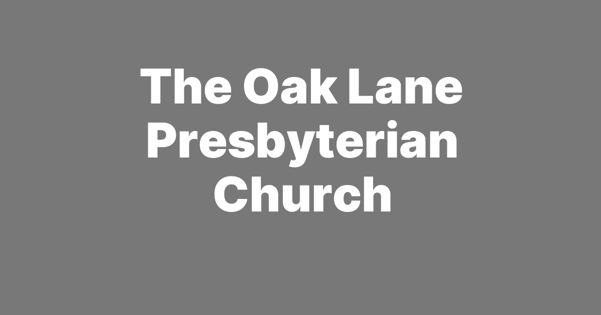 Oak Lane Presbyterian Church