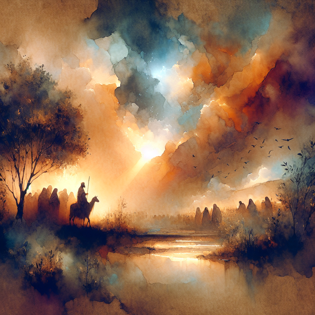 AI-generated illustration for "I Am Joseph: Genesis 45:1-15" — created by ChurchWiseAI using DALL-E