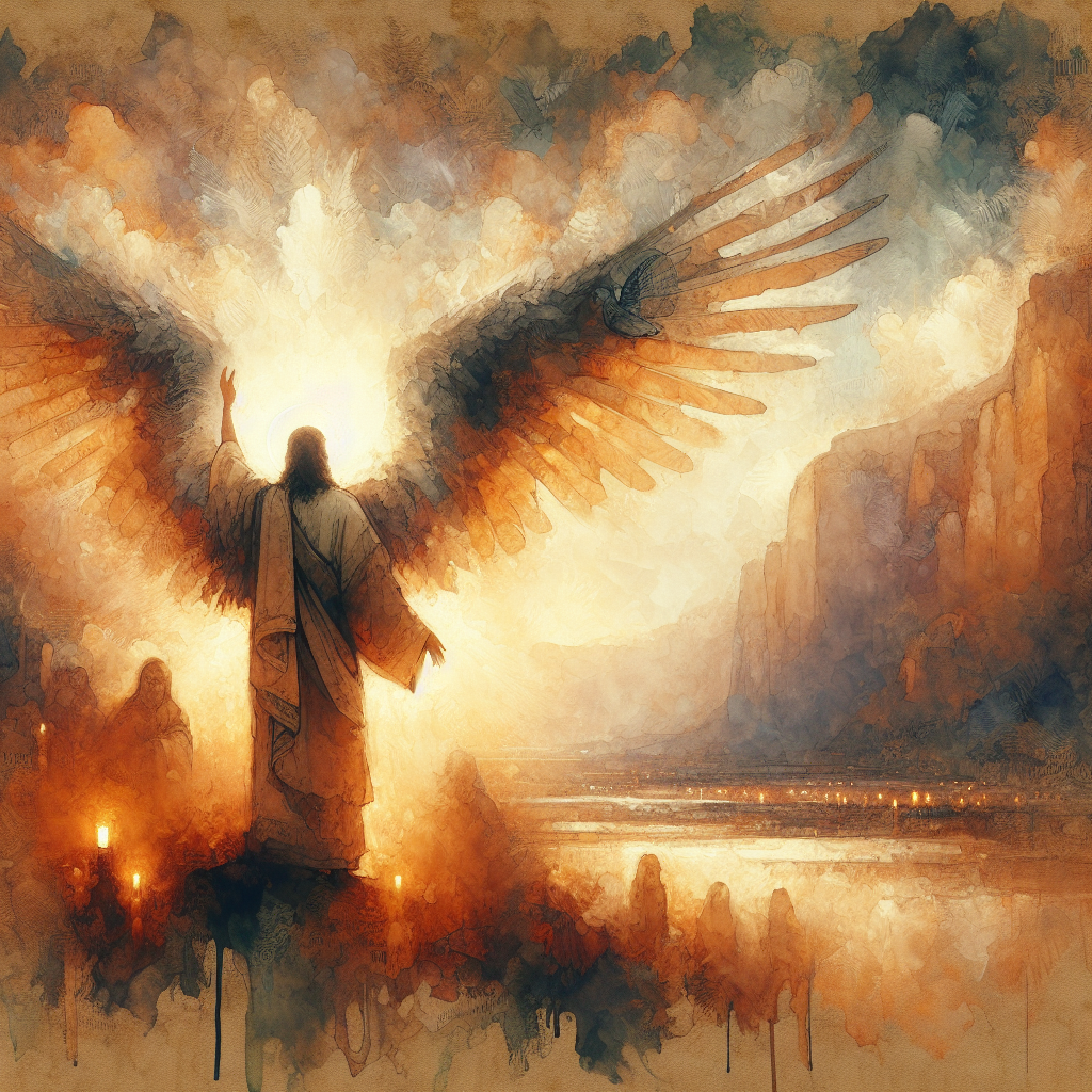 AI-generated illustration for "Under His Wings: Psalm 91" — created by ChurchWiseAI using DALL-E