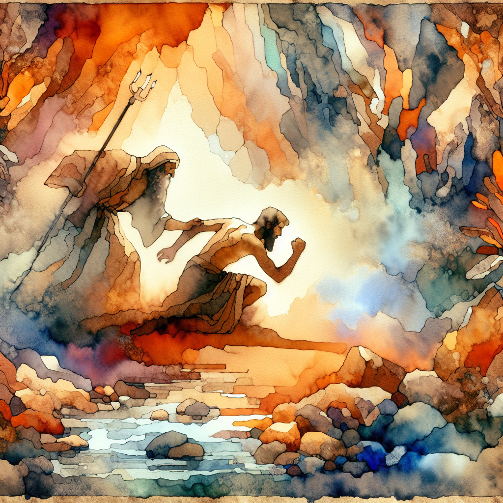 AI-generated illustration for "Wrestling Until Dawn: Genesis 32:22-32" — created by ChurchWiseAI using DALL-E