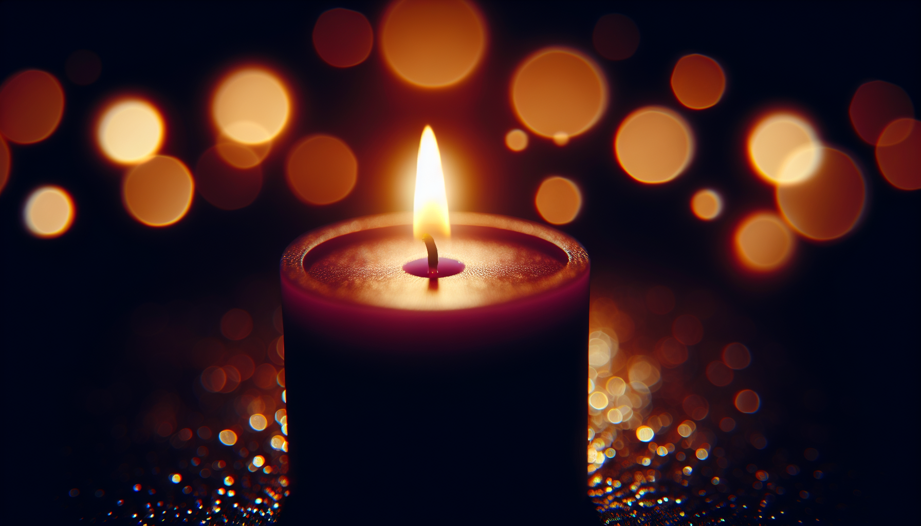 Advent: advent candle closeup