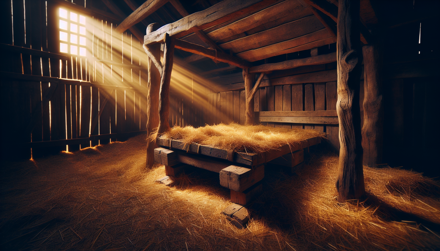 Advent: advent empty manger