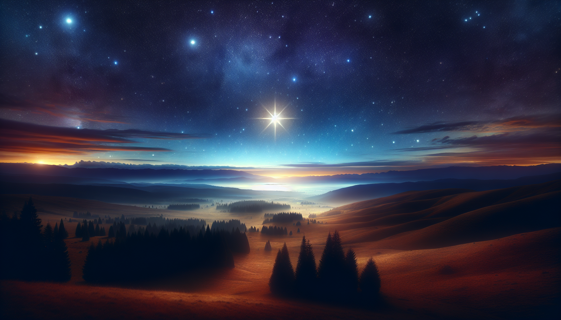 Advent: advent night sky