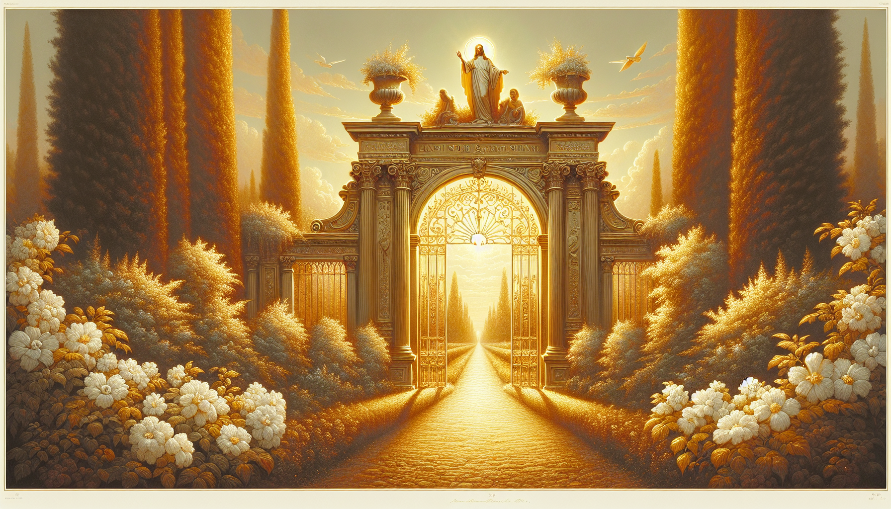 Easter: easter open gate