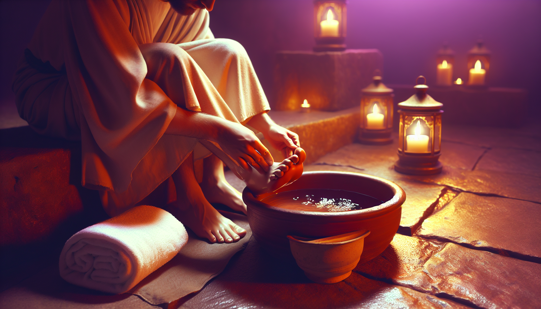 Lent: lent basin towel