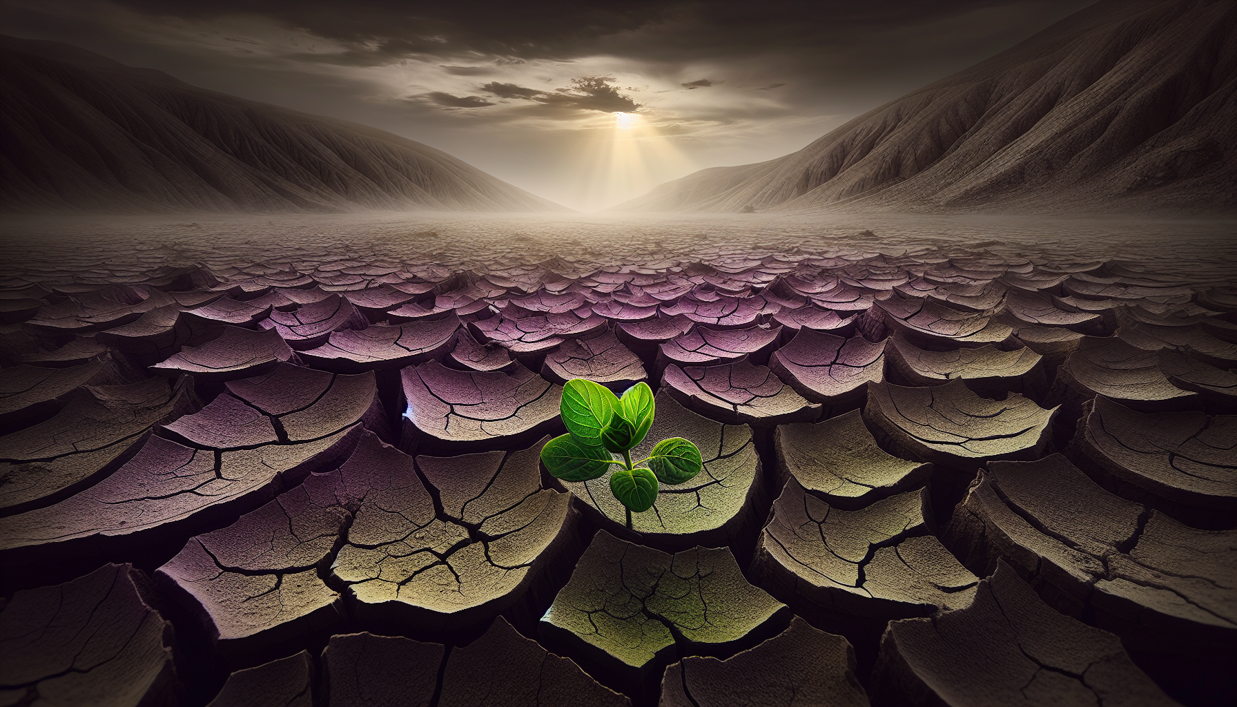 Lent: lent cracked earth