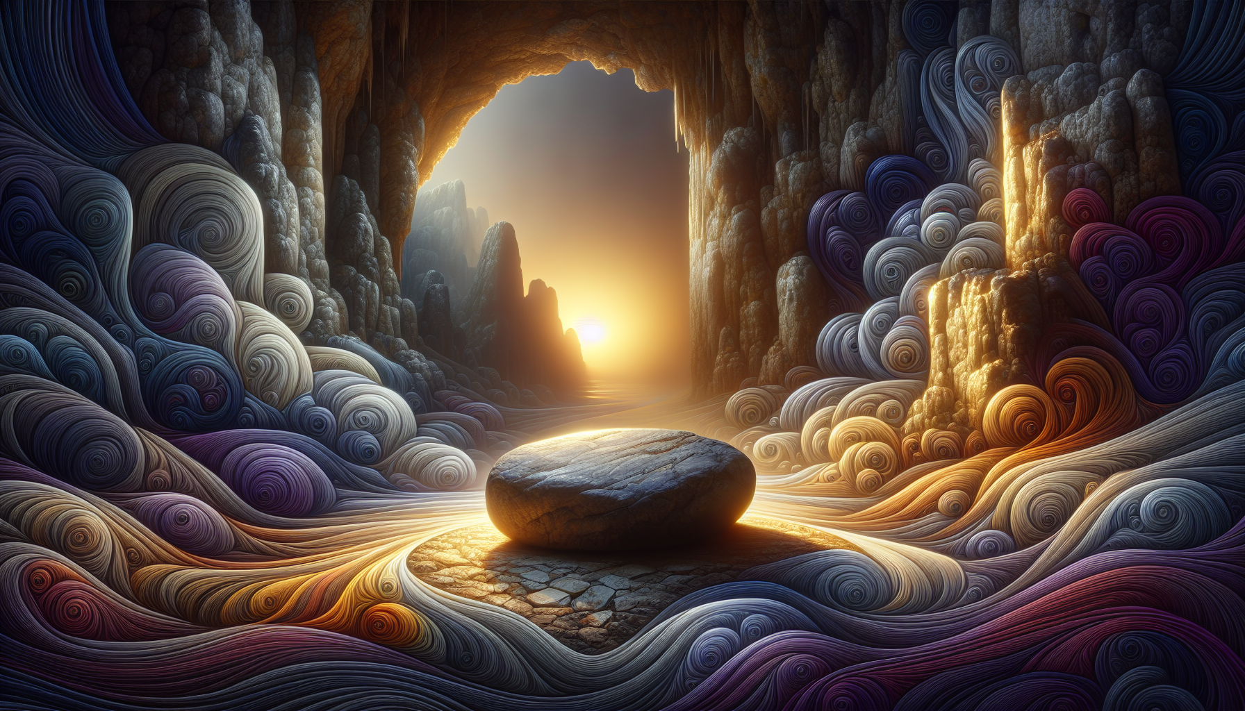 Lent: lent stone rolled