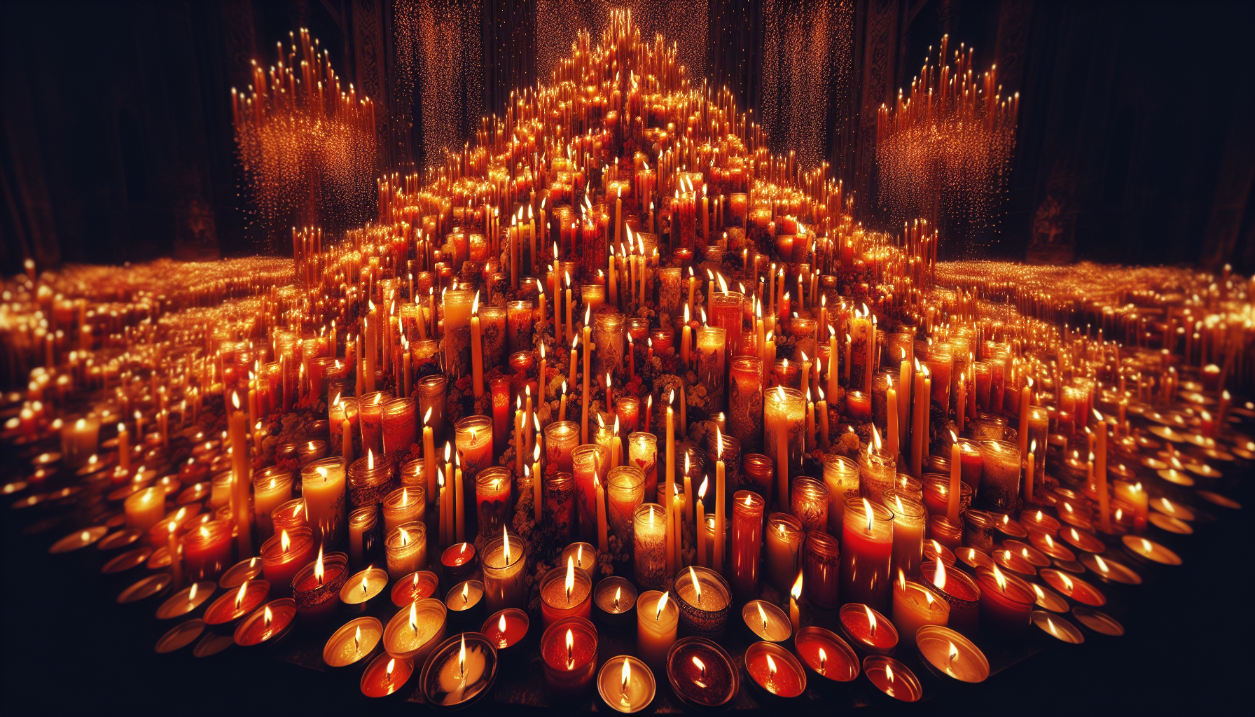 Pentecost: pentecost fire candles