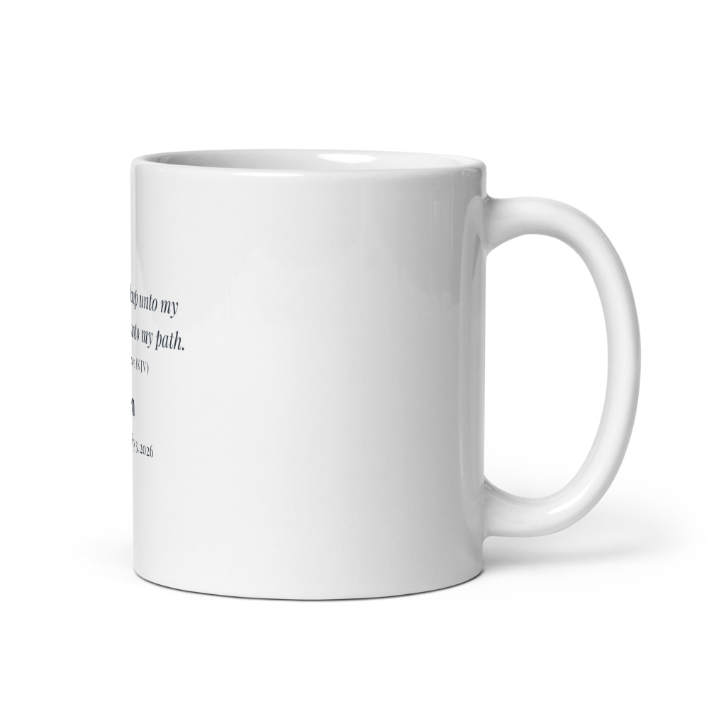 Confirmation Mug, 11 oz white glossy mug