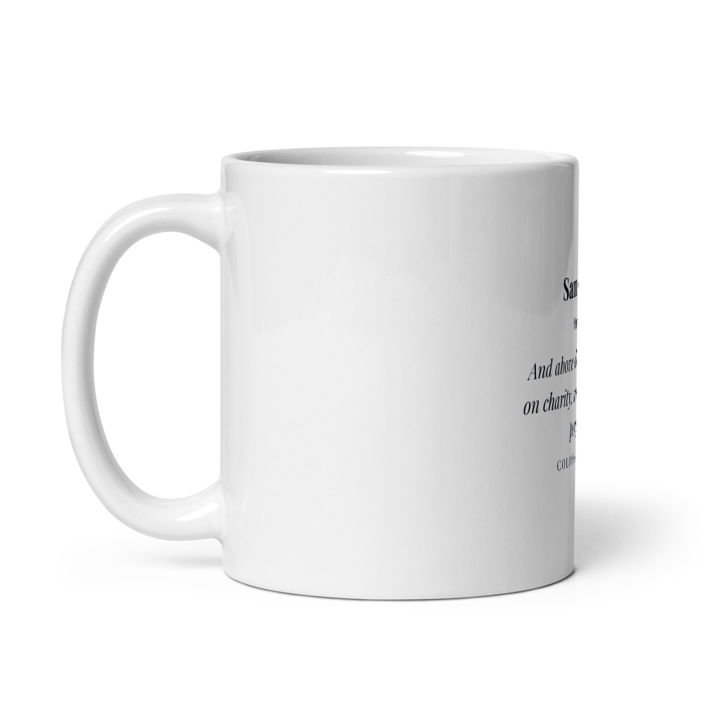 Couple's Mug Pair, Pair of 11 oz white glossy mugs (handle on left)