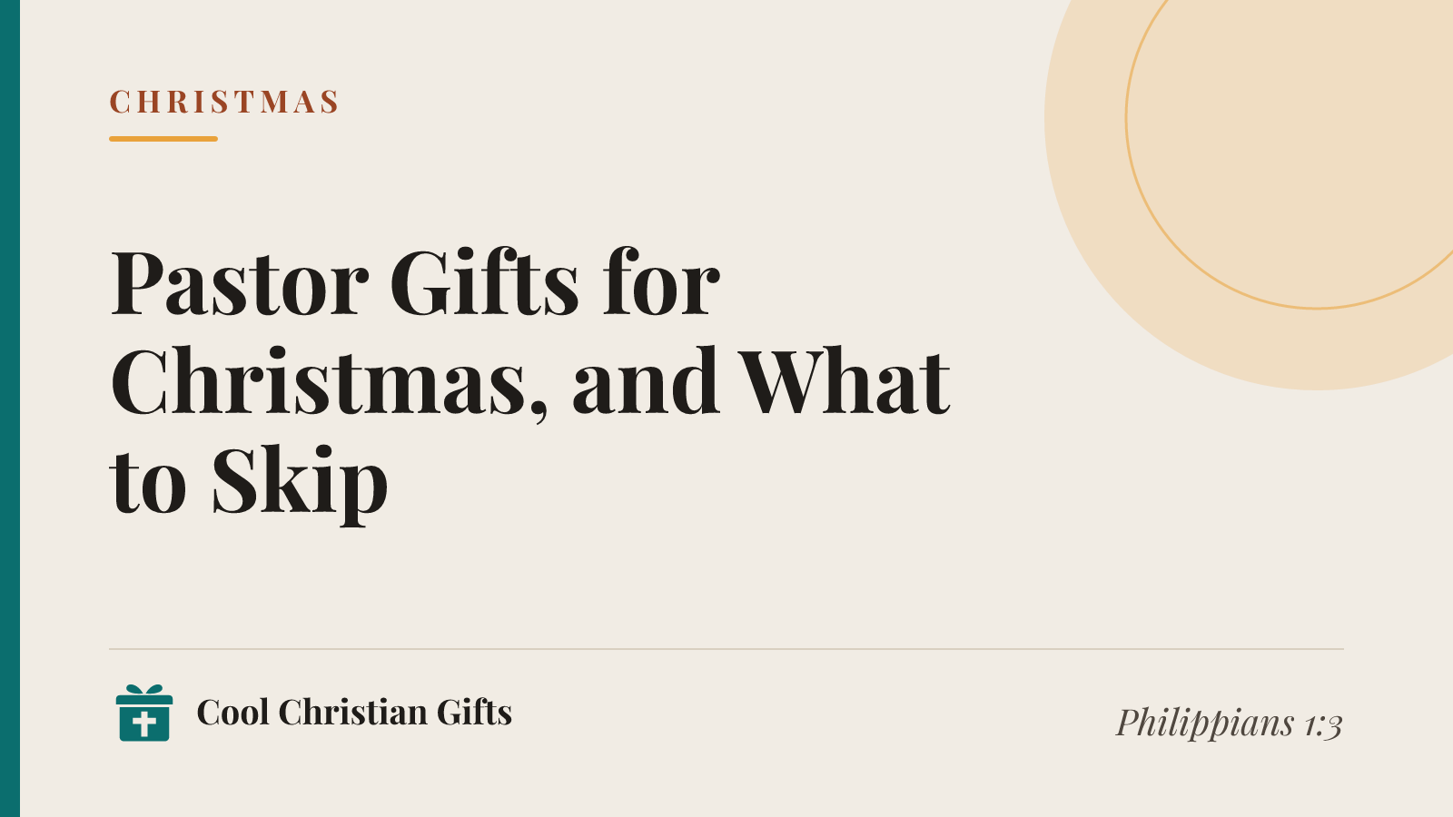 Christmas gift guide cover: Pastor Gifts for Christmas, and What to Skip.